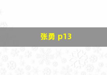 张勇 p13